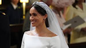 The couple sealed their wedding with a joyous kiss after a groundbreaking ceremony that didn't challenge royal norms so much as drive a gilded coach and horses through them. Meghan Duchess Of Sussex S Wedding Dress On Display Cnn Style