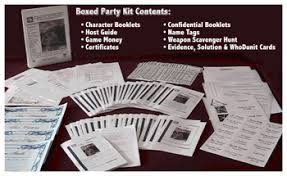 Here are some murder mystery kits to get you started. Dinner And A Murder Mystery Games Murder Mystery Party Kits