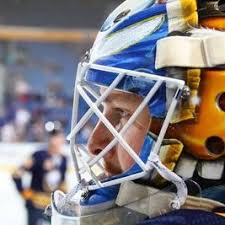 Linus ullmark makes a save with his mask to preserve the lead late vs florida panthers buffalo sabres Linus Ullmark Lullmark35 Twitter