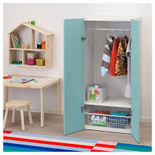 Stuva Fritids Wardrobe White Light Blue Ikea Ikea Stuva Ikea Frame Shelf