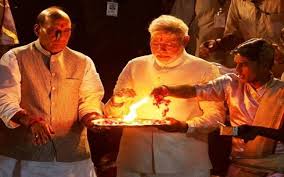 Image result for today modi varanasi