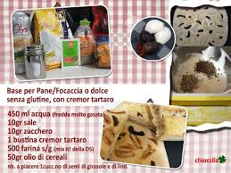 Ricette Bimby Pane Focaccia Impasto Senza Glutine Con Cremor Tartaro Ricette Glutine Senza Glutine