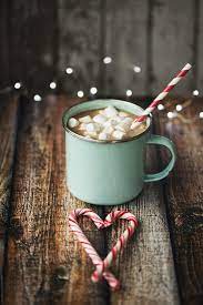 Hot Chocolate In An Enamel Mug By Ruth Black Christmas Hot Chocolate Wallpaper Iphone Christmas Christmas Wallpaper Backgrounds