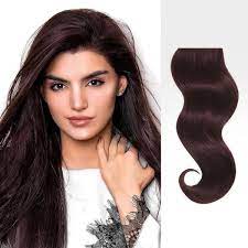 Knockout hair extensions are one of the most amazing, fun and innovative products you will love to wear! 16 Dark Auburn 33 7pcs Clip In Human Hair Extensions