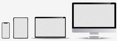 Device Screen Mockup Smartphone Tablet Laptop And Monoblock Monitor With Blank Screen For You Design Vector Eps10 In 2020 Smartphone Smartphone Technology Tablet