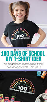 Download 100 Days Of School T Shirt 100 Days Brighter Spot Of Tea Designs
