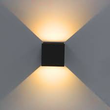 Modern Brief Cube Adjustable Surface Mounted 7w Led Wall Lamps Outdoor Waterproof Ip65 Aluminum Wall Lights Garden Wall Lamp Porch Lighting Outdoor Wall Lamps