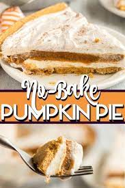 Our No Bake Pumpkin Pie Is Quick And Easy And Only Takes 10 Minutes To Prep Canned Pumpkin Cream Ch Pumpkin Pie Recipe Easy Baked Pumpkin No Bake Pumpkin Pie