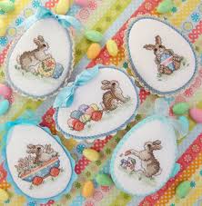Easy counted cross stitch easter patterns. Sue Hillis Easter Parade Cross Stitch Pattern 123stitch