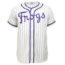 Shop men's baseball jerseys and jersey shirts at zumiez, carrying sports team jerseys and streetwear jersey shirts from brands like crooks & castles, stussy, and primitive. Texas Christian University 1963 Home Jersey Ebbets Field Flannels