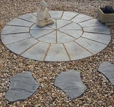 Check out our decorative circles selection for the very best in unique or custom, handmade pieces from our collage shops. Circular Patio Features Kits And Circle Paving In Uk Minster Paving