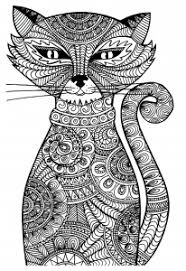 Colorier en ligne imprimer le coloriage ajouter à mes favoris. Mandala Chat Coloriages Pour Enfants