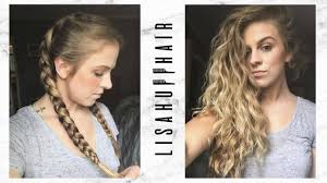 Thankfully, however, there's another method to get flowing waves in a fraction of the time, and with none of the heat damage. No Heat Hairstyle Overnight Dutch Braids For Big Waves Lisa Huff Hair Youtube