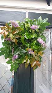 Mahonia Leaves And Buddleia Flowers Make Up My 25th Garland 52garlands Floral Wreath Wreaths Garland