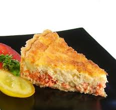 Fresh Salmon Quiche And Creme Fraiche Salmon Quiche