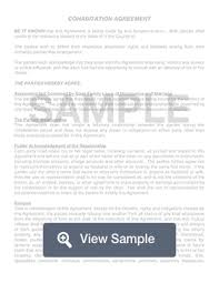 It is always better if the two of you can agree on how to signing a separation agreement is a very important step. Free Cohabitation Agreement Form Pdf Word Samples Formswift