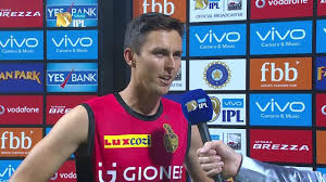 Chennai (tamil nadu) india, april 17 (ani): M7 Mi Vs Kkr Trent Boult Interview