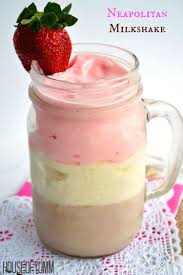 Neapolitan Milkshake Food Yummy Drinks Recipes