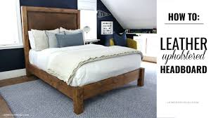 Maybe you would like to learn more about one of these? How To Build A Leather Upholstered Headboard Youtube