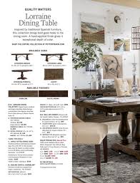 Nala dark washed oak extending dining table. Pottery Barn Fall 2017 D2 Page 110 111