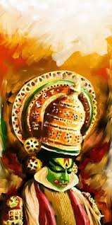Image Result For Kathakali Oil Painting Indian Art Paintings Art Painting Mural Painting
