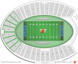 where are general admission seats at duke football games