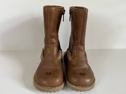 Faux Leather Baby Boots 6 US Shoe for sale