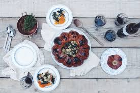 Healthy vegetarian pot pie by happy kitchen.rocks. A Vegetarian Main Dish For Thanksgiving Roasted Pumpkin With Stuffing Vogue