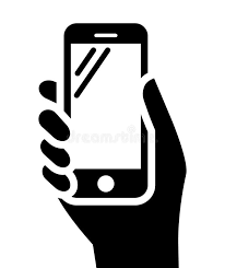Black And White Mobile Phone Icon Phone In Hand Sign Mobile Phone In Hand Black Vector Icon Isolated On White Bac Aff Mobile Phone Sign Ph Stock Images Free Mobile Icon Vector Icons