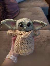 I Joined The Crochet Craze And Made A Baby Yoda R Babyyoda Baby Yoda Grogu Crochet Baby Crochet Crochet Patterns