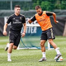 I See It As Assists And Goals In One Picture Real Madrid Training Eden Hazard Real Madrid