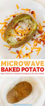 Microwave Baked Potato Recipe Dorm Room Cook Recipe Cooking Pulled Pork Full Meal Recipes Microwave Baking