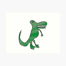 Bad is good and good is bad: Bad Dinosaur Art Prints Redbubble
