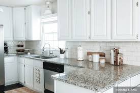 painting kitchen cabinets before & after