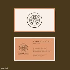 Coffee Shop Business Card Template Vector Free Image With Regard To Coffee Business In 2020 Coffee Shop Business Coffee Shop Business Card Free Business Card Mockup