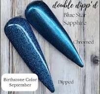 Blue Star Sapphire Dip Powder