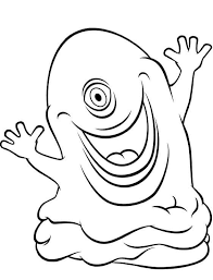 Cute Alien Coloring Pages Printable Cute Bob The Monster Coloring Pages Monsters Vs In 2020 Monster Coloring Pages Monsters Vs Aliens Horse Coloring Pages