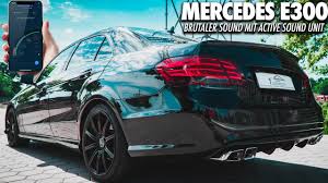 All Black Beast Mercedes Benz E300 W212 Sound Sound System Sound Modul Cete Automotive Youtube