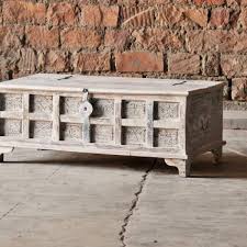 They can also be used as storage baskets, couch tables, side tables, etc. Whiteleaf Upcycled Trunk Box Coffee Table Little Tree Furniture