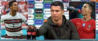 葡萄牙球星c朗拿度 (cristiano ronaldo) 周二出席赛前记者会时，一坐下移走眼前两支赞助商可口可乐汽水，更加拿起樽装水，呼唤大众多加喝水，因而引起网民热论。 据悉，c朗这番的举动，令可口可乐公司市值一度蒸发40亿美元 (约310亿港元)。 Utbcxnqu2 K5m