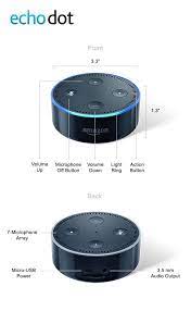 Amazon Echo Volume Ring Reflex Port Enhances The Woofer S Output For Deeper Sounds Without Distortion 2 5 Amazon Echo Echo Dot Alexa Compatible Devices