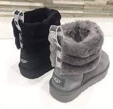 Classic Mini Fluff Quilted Boot Quilted Boots Leather Snow Boots Boots