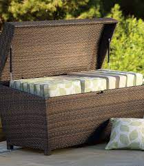 All Weather Wicker Storage Chest Frontgate Outdoor Furniture Covers Outdoor Furniture Cushions Outdoor Furniture