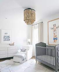 Loom Decor Light Beige Gauzy Drapery Nursery Design Nursery Room Design Nursery Room Inspiration Baby Room Design