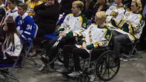 But he's found a new future and his own ways to keep the memory of the 16 people. Humboldt Broncos Crash Survivor Aiming To Play For Team This Fall Broncos Broncos Players Humboldt