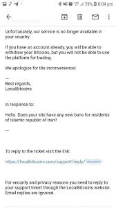 It was one of the growing exchange platforms from 2015. Leading Peer To Peer Exchange Localbitcoins Stops Servicing Iranian Users Brave New Coin