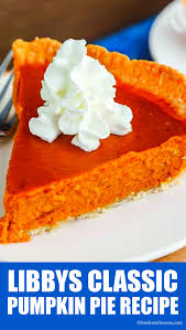 Libbys Classic Pumpkin Pie Libbys Pumpkin Pie Mix Recipe Pumpkin Pie Recipe Easy Libbys Pumpkin Pie