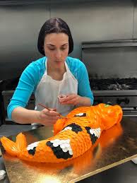 More than 87 swedish fish birthday cake at pleasant prices up to 1485 usd fast and free worldwide shipping! 2d Koi Fish Birthday Cake Skazka Desserts Bakery Nj Custom Birthday Cakes Cupcakes Shop