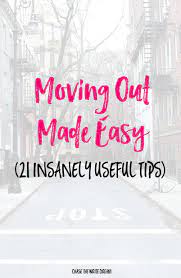 Moving Out Made Easy Leaving For College Getting Your Own Apartment Follow These Moving Tips To Save You Time And Mone Moving Out Moving Tips Helpful Hints