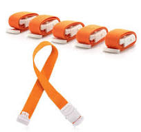 Torniquete, 5-Pack de Emergencia Profesional Ajustable Elástico Médico  Hemostático Sangre Primeros Auxilios Torniquete de Liberación Rápida con ...